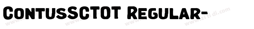 ContusSCTOT Regular字体转换 ContusSCTOT Regular字体转换
